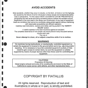 Fiat Allis Fx240 Parts Manual