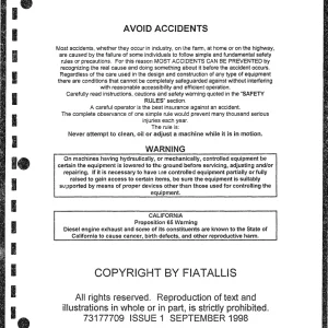 Fiat Allis Fx270 Parts Manual