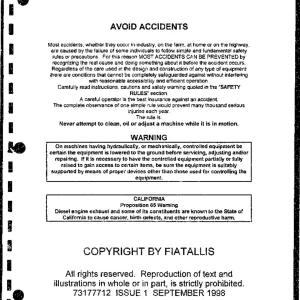 Fiat Allis Fx600Lc Parts Manual
