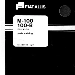 Fiat Allis M100 Parts Manual