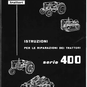 Fiat Trattori 400 Service Manual