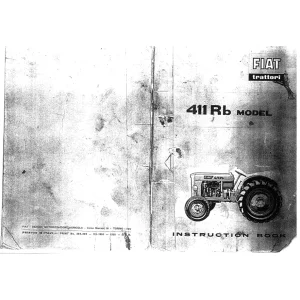 Fiat Trattori 411Rb Parts Manual