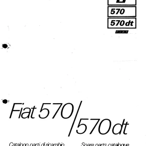 Fiat Trattori 570 570Dt Parts Manual