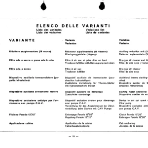 Fiat Trattori 880 880Dt Parts Manual
