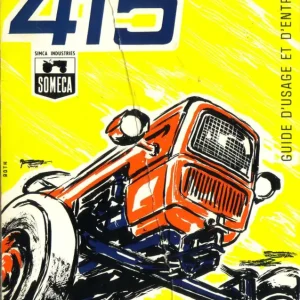 Fiat Trattori Someca 415 Operators Manual