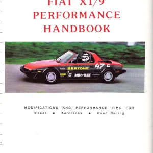 Fiat X19 1974 1980 1980 Service Manual