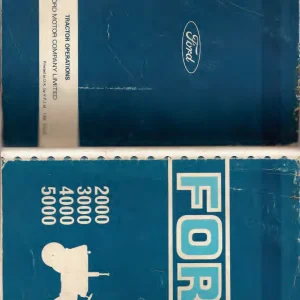 Ford 2000 3000 4000 5000 2000 Operators Manual