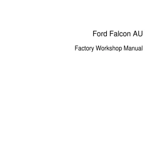 Ford Falcon 1998 2002 Au 2002 Service Manual