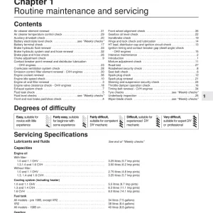 Ford Fiesta Service Manual