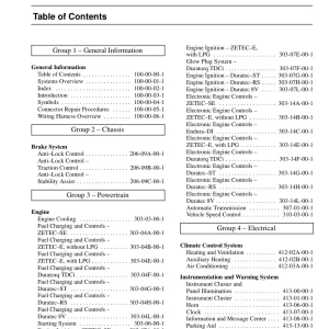 Ford Focus 2003 2003 Service Manual
