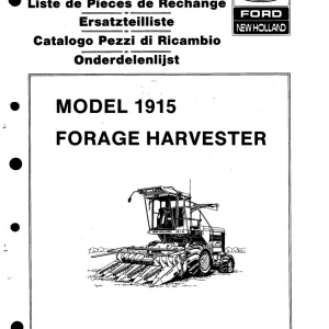 Ford Holland 1915 1915 Parts Manual