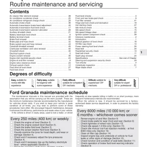 Ford Scorpio Service Manual