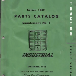 Ford 1801 Parts Manual