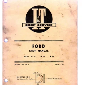 Ford 8N 8Nan Service Manual