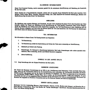 Ford Wheel Parts Manual