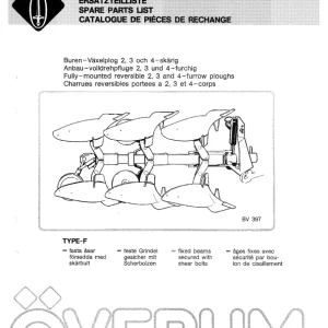 Overum 2 4 1984 Parts Manual