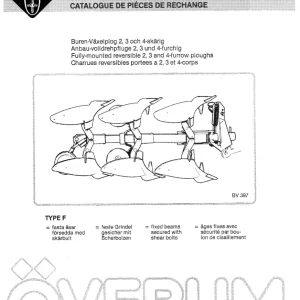 Overum 2 4 1987 Parts Manual
