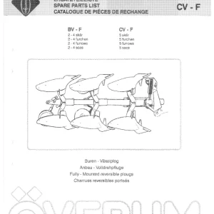 Overum 2 4 1991 Parts Manual
