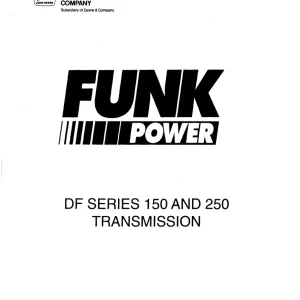Funk Df 150 250 Operators Manual