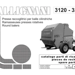 Gallignani 3120 3200 Parts Manual