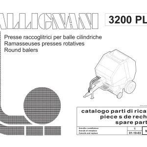 Gallignani 3200Plus Parts Manual