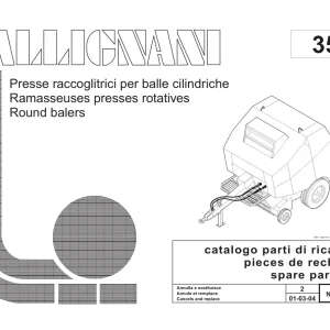 Gallignani 355 Parts Manual