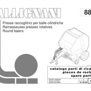 Gallignani 8800 Parts Manual