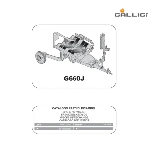 Gallignani G660J Parts Manual