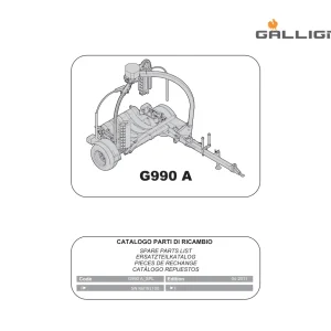 Gallignani G990A Parts Manual