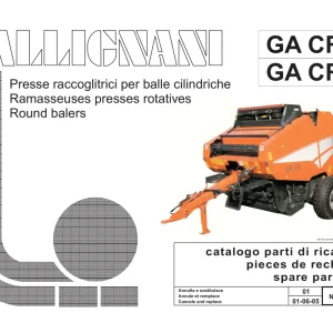 Gallignani Ga Cr12 Cr32 Parts Manual