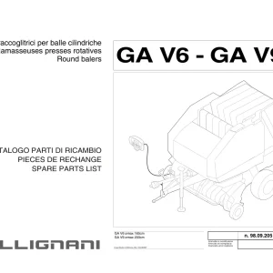 Gallignani Ga V6 V9 Parts Manual