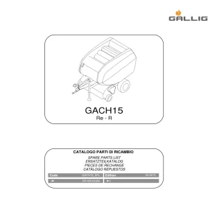 Gallignani Gach15 Parts Manual