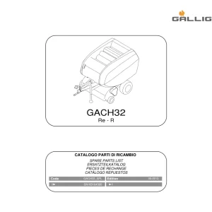 Gallignani Gach32 Parts Manual