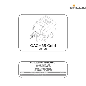 Gallignani Gach35 Parts Manual