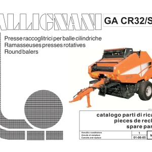 Gallignani Gacr32 Parts Manual