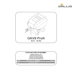 Gallignani Gav9 Profi Parts Manual