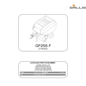 Gallignani Gf255F Parts Manual
