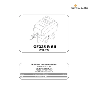 Gallignani Gf325 Sii Parts Manual
