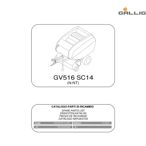 Gallignani Gv516 Sc14 Parts Manual