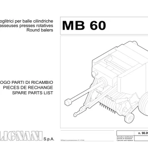 Gallignani Mb60 Parts Manual