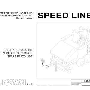 Gallignani Speedliner Parts Manual