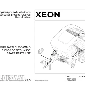Gallignani Xeon Parts Manual