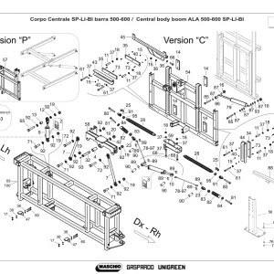 Gaspardo Ala 500 600 Parts Manual