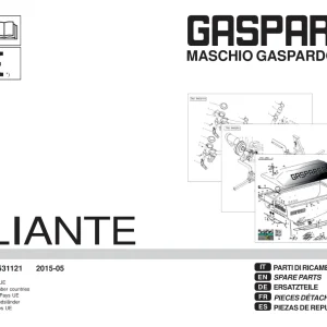 Gaspardo Aliante Parts Manual