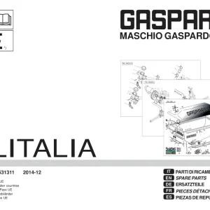Gaspardo Alitalia Parts Manual
