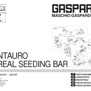 Gaspardo Centauro 2014 Parts Manual
