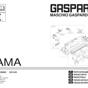 Gaspardo Dama Parts Manual