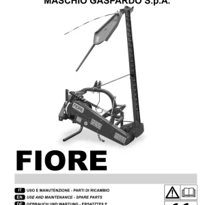 Gaspardo Fiore Parts Manual