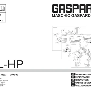 Maschio-Gaspardo Gaspardo Hl Hp 2009 Parts Manual