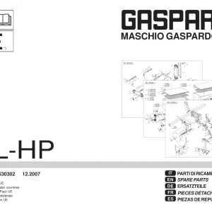 Gaspardo Hl Hp 2007 Parts Manual